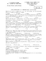 Đề Thi Thử ĐH Môn LÝ Lần I - THPT Trần Nhân Tông - Quảng Ninh [2009 - 2010] pot