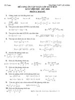 DE CUONG ON TAP CUOI NAM LOP 10