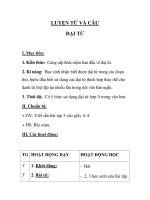 LUYỆN TỪ VÀ CÂU ĐẠI TỪ ppt