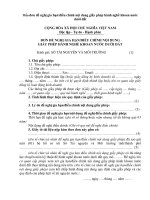 Mẫu đơn đề nghị gia hạn/điều chỉnh nội dung giấy phép hành nghề khoan nước dưới đất ppt