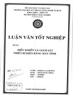 Điều khiển và giám sát thiết bị bằng máy tính