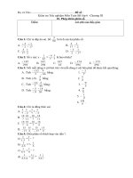 Kiem tra trac nghiem So hoc 6-Phep nhan phan so