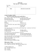 đề kiểm tra học kỳ ngữ văn 9