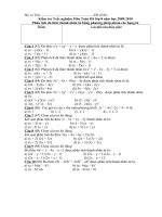 Kiem tra Trac nghiem DS 8.8