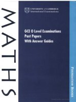 GCE O Level Math Cambridge ppt