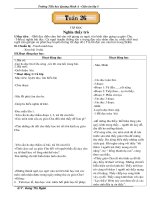 Giáo án lớp 5 - Tuần 26 và 27 CKTKN