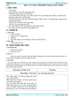 Tin 9 từ tiết 1 đến tiết 54