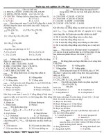 tuyển tập trắc nghiêm ôn thi TN-ĐH