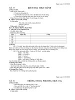 Tin 9 (tiết 55 - 56)