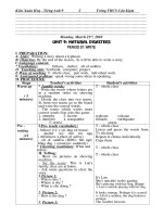 Giao an Anh 9 ( Tiết 57 + 58)