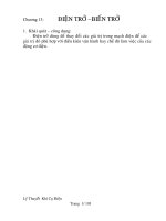 bài giảng môn học khí cụ điện, chương 13 potx