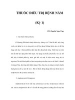 THUỐC ĐIỀU TRỊ BỆNH NẤM (Kỳ 1) pptx