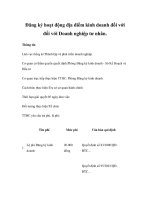 Đăng ký hoạt động địa điểm kinh doanh đối với đối với Doanh nghiệp tư nhân. ppsx