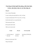 Cấp chứng chỉ hành nghề tiêm phòng, chẩn đoán bệnh, kê đơn, chữa bệnh, chăm sóc sức khỏe động vật doc