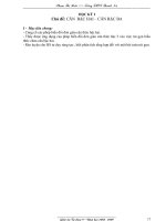 giáo án tu chọn toán 9 chủ đề 1