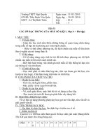 Đạu số: Các đặc trưng của mẫu số liệu(tiết 2)