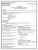 Giao an Tu chon Toan 8