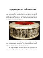 Nghệ thuật điêu khắc trên sách pot