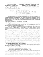 Hướng dẫn TS ĐH -CĐ 2010