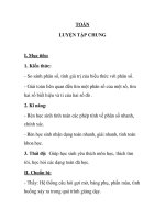 TOÁN LUYỆN TẬP CHUNG tuần 6 (tt) doc
