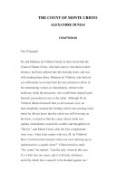 LUYỆN ĐỌC TIẾNG ANH QUA CÁC TÁC PHẨM VĂN HỌC -THE COUNT OF MONTE CRISTO ALEXANDRE DUMAS CHAPTER 60 pps