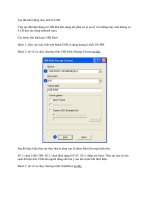 Tạo đĩa khởi động máy tính từ USB ppt