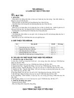 Rèn luyện nghiệp vụ sư phạm - Phần 2 potx