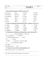 15 - MINUTE TEST ( 2.2)