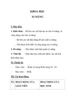 KHOA HỌC XI MĂNG pptx