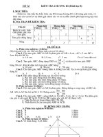 KIỂM TRA CHƯƠNG III-có ma trận