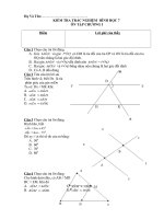 KIEM TRA TRAC NGHIEM CHUONG I-ON TAP CHUONG I