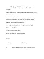 Tiếp nhận học sinh Việt Nam về nước cấp trung học cơ sở. potx