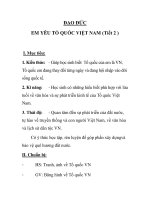 ĐẠO ĐỨC EM YÊU TỔ QUỐC VIỆT NAM (Tiết 2 ) ppsx