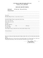 mẩu đơn chuyển trường