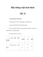 Hội chứng ruột kích thích (Kỳ 3) ppsx