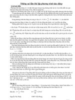 Sai lầm khi lập phương trình dao động docx