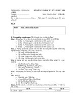 Đề địa 9 giữa kì 2