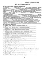 Test for good students 2