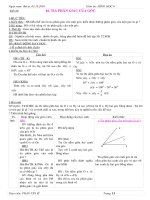 Tiết 20. Tia phân giác của góc