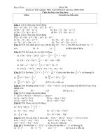 Kiem tra Trac nghiem DS 8.11