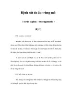 Bệnh sốt do ấu trùng mò ( scrub typhus - tsutsugamushi ) (Kỳ 3) ppsx