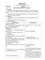 GIÁO ÁN TUẦN 27( Có tăng buổi)