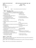 bộ đề KT HKII Lý THCS