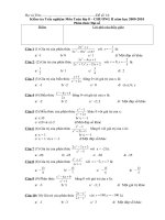 Kiem tra Trac nghiem DS 8.14