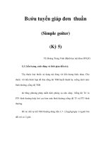 Bướu tuyến giáp đơn thuần (Simple goiter) (Kỳ 5) pot