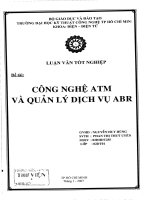 Công nghệ ATM và quản lý dịch vụ ABR