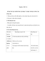 Chính tả lớp 3 - ÔN TẬP- KIỂM TRA TẬP ĐỌC VÀ HỌC THUỘC LÒNG potx