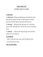 TẬP LÀM VĂN LUYỆN TẬP TẢ CẢNH tuần 6 docx