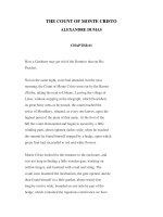 LUYỆN ĐỌC TIẾNG ANH QUA CÁC TÁC PHẨM VĂN HỌC -THE COUNT OF MONTE CRISTO ALEXANDRE DUMAS CHAPTER 61 pdf