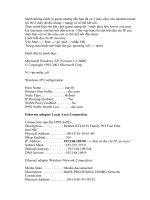 Kết nối mạng lan